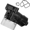 Hoypeyfiy 03L115389B Alloggiamento del filtro dell'olio Custodia radiatore olio con guarnizione di ricambio per Audi A1 A3 Sostituzione per Seat Altea Leon Sostituzione per Skoda Rapid Roomster