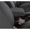 Drive Design Bracciolo PREMIUM compatibile per 500L RESTYLING (Maggio 2017-2022) in TESSUTO NERO - REGOLABILE IN LUNGHEZZA bracciolo compatibile 500L