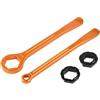 NICECNC Set di chiavi a leva per pneumatici arancioni, Compatible with Husqvarna TC125-250 FC250-450 2014, TX300 FC250-450 FX350-450 2017-2018, TC125-250 FC250-450 2015-2018, TC125-250 FC250-450