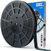 Stix Rotolo Pesi Adesivi Neri per Cerchi in Lega 6kg 1200x5g Edgy Slim | Autoadesivi per equilibratura ruote, ideali per officine e gommisti, spessore sottile Slim, stoccaggio in pratico rotolo