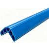 LUNAIZHUO Striscia Paracolpi Angolare, Protezione Angolare Autoadesiva in PVC per Pareti, Protezione per Bordi a Forma di L per Casa, Ufficio, Aula(Blue,1M/3.3FT)