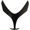 One by Camamoto cod. 77380011C Carena Coperchio Copri Scudo Cornice Superiore Colore Nero Lucido Compatibile con Yamaha t-Max 500 Anno 2008-2009-2010-2011