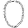 Calvin Klein Collana da Uomo a Catena Grumetta in Acciaio Inossidabile | Collezione CK HALLMARK, tonalità argento, SKU: 35100100
