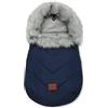 Bellochi Growing in style Bellochi Sacco Passeggino Universale Coprigambe Passeggino Universale - Comodo e Caldo Sacco Ovetto Invernale con Cerniera e Cappuccio Staccabile - Blu Scuro