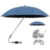 Sucritude Ombrello Parasole Passeggino Universale Anti Uv, 82cm Ombrellone Per | Carrozzina Disabili, Con Regolabile Manico, UPF 50+,Ombrelini Parasole Per Di Patio, Passeggini, Carrozzina