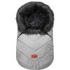 Bellochi Growing in style Bellochi Sacco Passeggino Universale Coprigambe Passeggino Universale - Comodo e Caldo Sacco Ovetto Invernale con Cerniera e Cappuccio Staccabile - Grigio