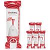 Brabantia PerfectFit Bags Sacchetti Spazzatura, Codice J (20-25L), 120 pz