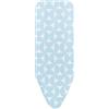 Brabantia Ironing Board Cover C 124x45 cm - Fresh Breeze | 100% Cotton Top Layer with 2mm Foam Padding for Size C Ironing Boards | Durable, Washable, and Easy to Install