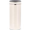 Brabantia Touch Bin Pattumiera con Coperchio Rimovibile, Soft Beige, 30 L