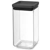 Brabantia Barattolo, Plastica, Dark Grey, 1.6 L