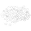PATIKIL Nylon Rondelle Piatte, 300pz M4 8.5mm OD 4mm ID 1mm Spessore Sigillatura Guarnizione per Rubinetto Tubo Acqua Tubo, Trasparente