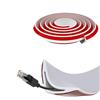 shengxinym Battiscopa Cucina,5M Battiscopa in PVC per Cucina Bagno Parete Pavimento,Flessibile Modanatura Adesiva da Parete,Beliebig Zuschneiden Cavo Nascondibile Impermeabile e Resistente All'umidità,20 * 20MM