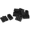 PATIKIL 48x48mm Sfera Cuscinetto Cerniera, 10pz Rinforceta Plastica Cerniere per Armadio, Nero