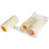 Quercos. Confezione 2 Rullo di ricambio Pittura Piccolo Velour Naturale 5 cm - Rulli Velour Peluche Lana 5mm - Set di Rulli Gamba di Coniglio per tutti i tipi di vernici e vernici