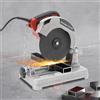 DSYOGX Sega da taglio per metallo, 1200 W, angolo di taglio 0-45°, spessore di taglio 0-50 mm, diametro lama di 185 mm, taglio di legno, acciaio, pareti (rosso)