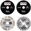 Saxton Blades Saxton 85mm TCT Tile HSS Lame per sega circolare Worx Worxsaw Bosch Makita Ryobi - Confezione B