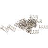 PATIKIL Molle a Spirale, 0,4x4x10mm Molle Compressione, Molla a Compressione a Spirale 20pz 304 Acciaio Inox Molle, Argento Tonalità