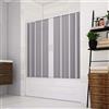 FORTE Box SopraVasca FLEX 1 lato Riducibile-AP. Centrale (170-140) H 150 cm,