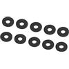 PATIKIL 100pz 16mm OD 6mm ID 1.5mm Spessore Gomma Piatto Rondella | Rondella per Acqua Tubo Rubinetto Tubo