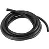 PATIKIL Tubo per Sistemi di Lubrificazione, Gomma Nera, 4mm ID x 7mm OD, 8.2Ft/2.5M
