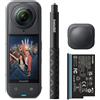 Insta360 X5 Starter Bundle fotocamera per sport d'azione 72 MP 8K Ultra HD 25,4 / 1,28 mm (1 1.28") Wi-Fi 1,14 kg [6977644764008]