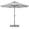 Schneider Ombrellone Rooftop, 350 cm, rotondo, struttura in alluminio, rivestimento in poliestere, 25 kg