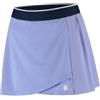 K-Swiss Gonna Hypercourt Femminile K-Swiss Jacquard - Neon Viola/Blu Navy/Bianco | Gonna da Tennis da Prestazioni/Padel