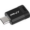 PNY Unità Flash 64GB Elite-X Fit Type-C USB 3.2 - Prestazioni avanzate Fino a 200MB/s in lettura, comoda archiviazione di dati, design ultra compatto, connettore Type-C