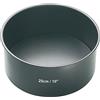 Master Class MasterClass Deep Cake Tin with PFOA Non Stick and Loose Bottom, 1 mm Carbon Steel, 25 cm (10'') Round Pan, Grey