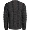 JACK & JONES Knit Cable Crew Neck Jprblucarl-Cavo a Maglia Girocollo, Marrone Cioccolato, XXL Uomo