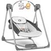 lionelo Otto Dondolo per Neonato e Bambini fino a 9kg Sdraietta Giocattoli