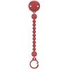 Suavinex, Catenella Colour Essence con Clip Ciuccio, 0+ Mesi, Rosso