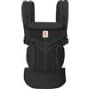 Ergobaby Omni 360 Cool Air Mesh Marsupio Neonati Ergonomico 0 36 Mesi, 4-in-1 Zaino Porta Bebe Traspirante, Onyx Black