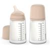 Suavinex Confezione 2 Biberon Anticolica Zero Zero 270 ml, +3 Mesi (M) | Tettarella Flusso Medio (M) in Silicone, Latte Materno, Formula e Liquidi Media Densità, Compatibile con Allattamento, Light
