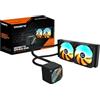 GIGABYTE GAMING 240 Dissipatore a Liquido per CPU - 2x120mm Ventole ARGB, meccanismo di bloccaggio a scorrimento, DAISY-CHAIN, Compatibile con Intel LGA 1851 e AMD AM5