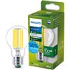 Philips LED Lampadina Goccia a Filamento Classe A Ultra Efficiente a Risparmio Energetico, 100W, E27, Luce Bianca Fredda