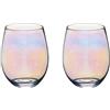Bar Craft BarCraft Set di 2 Bicchieri da Gin, 600 ml - Arcobaleno e Perla