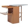 Foppapedretti Lo Stiro Mobile con Asse da Stiro a Scomparsa, in Legno, Noce, L149 P55 H86 CM