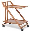 Foppapedretti Sprint Carrello Portavivande, Noce