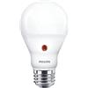 PHILIPS LED Lampadina Goccia con Sensore Crepuscolare, 60W, E27, Luce Bianca Calda, Non Dimmerabile