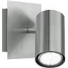 Trio Leuchten Trio 802400107 Marley Faretto, 1x35 Watt, Nichel Opaco, 12x12x15 cm