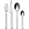 Alessi Dry 4180S24 - Servizio di Posate di Design in Acciaio Inossidabile 18/10, 24 Pezzi