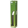 Philips LED Paletto con LED integrato Splay, per Esterni, IP44, Luce Bianca Fredda, Antracite