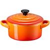Le Creuset Mini cocotte rotonda in gres vetrificato, 250 ml, diameter 10 cm, Arancione, 71901100900100