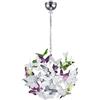 RL LIVE YOUR LIGHT Reality Leuchten Sospensione G9, 28 W, Chrom, 50 x 50 x 150 cm