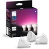 Philips Hue Faretto Smart GU10, Luce Bianca e Colorata (3 pezzi), 400lm, Compatibile con Bluetooth, Controllo vocale con Alexa, Apple Home e Google Assistant