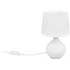 RL LIVE YOUR LIGHT Reality Leuchten r50371025 Martin, lampada da tavolo, Ceramica, E14, Cappuccino, 20 x 20 x 29 cm, bianco, 20 x 20 x 29 cm, E14