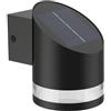 Philips LED Fyve Lampada Solare da Parete per Esterni, Luce Bianca Calda, 1.5W, IP44, Nero