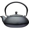 La Cafetière Teiera Giapponese in Ghisa, 900 ml, con Infusore, 5 Tazze, Nero
