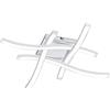RL LIVE YOUR LIGHT Reality Leuchten Route R62474131 - Plafoniera a LED, in metallo bianco opaco, con 4 LED da 5 Watt